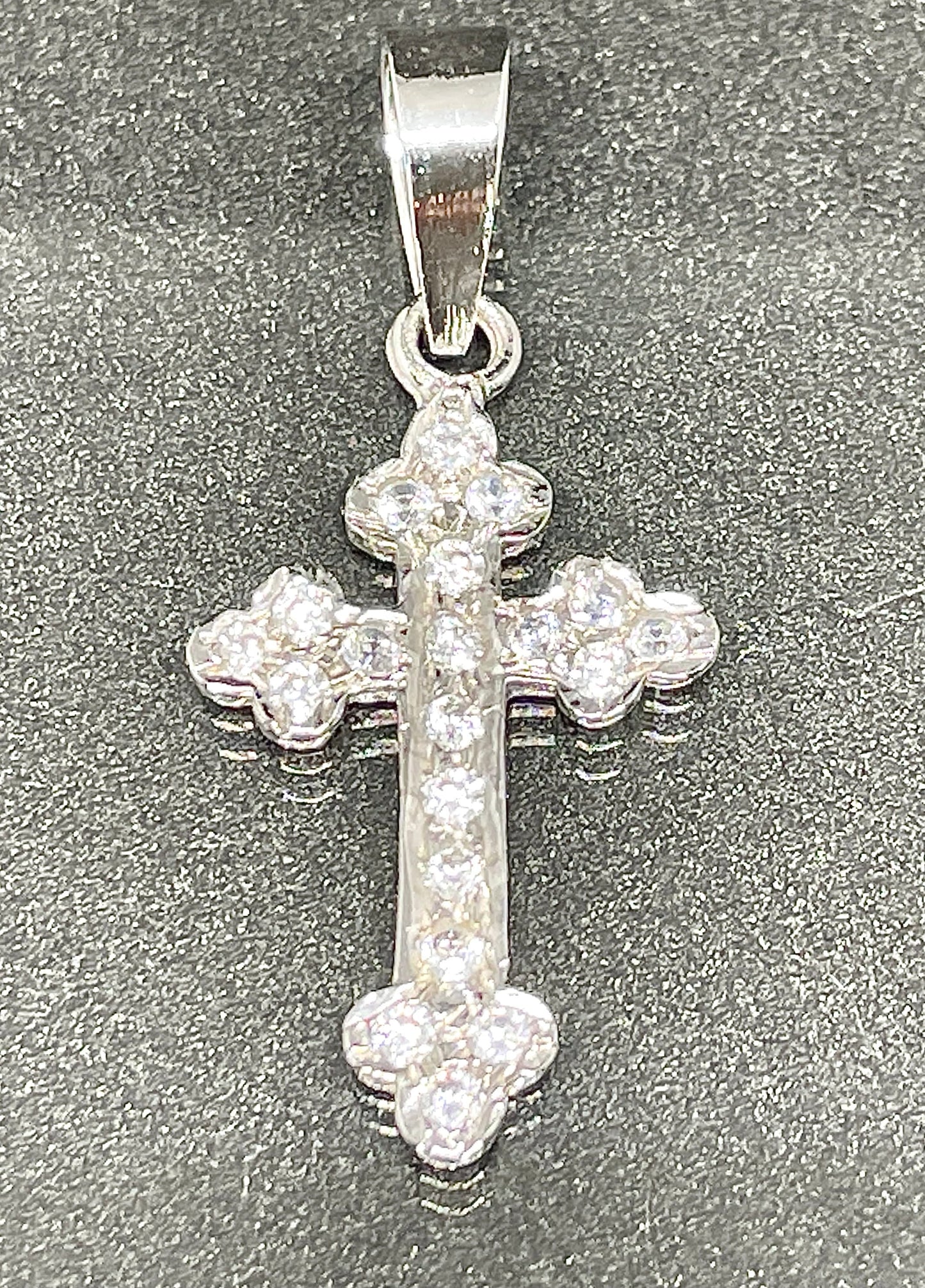 Men's or Women's MOISSANITE Solid 925 Sterling Silver Cross Pendants,Moissanite Cross Pendant,Super shining cross!! PASSES DIAMOND Tester!!!