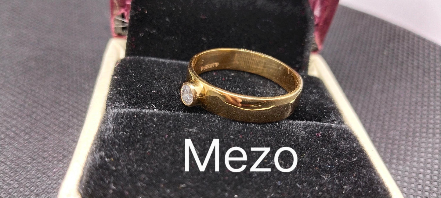 Natural Diamond Men's band-Round Diamonds-14k Solid Gold-Solitaire diamond men ring-April birthstone ring-Engagement Ring-gents Diamond ring