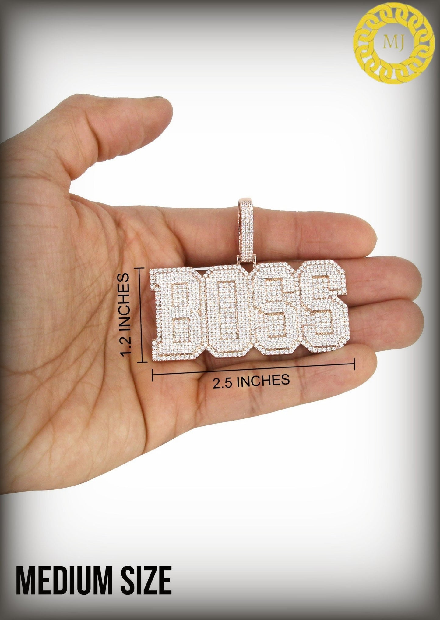 Iced Out Diamond Letter Personalized Nameplate Pendant Custom Icy Hip hop BOSS Necklace Personalized Jewelry Gift Birthday Gifts for him/her