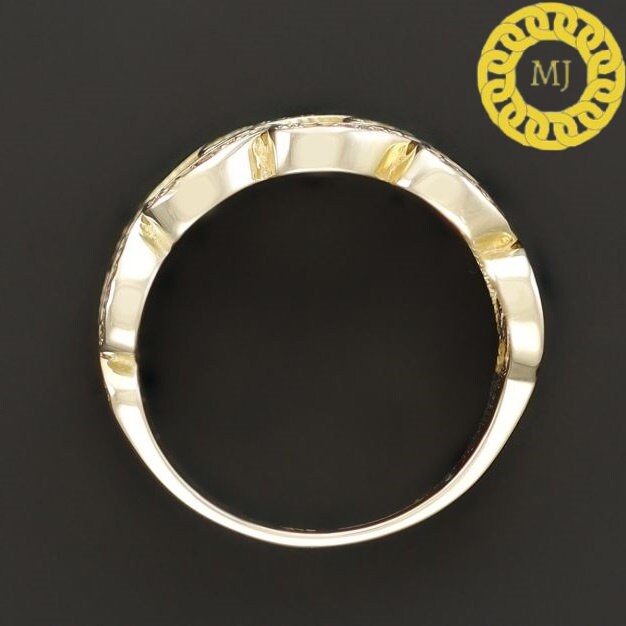 12 mm Moissanite Diamond Cuban link Ring, 925 Solid Silver Pave Cuban Ring Best Selling,Men's, Women's, Unisex Ring,iced Hiphop Cuban band