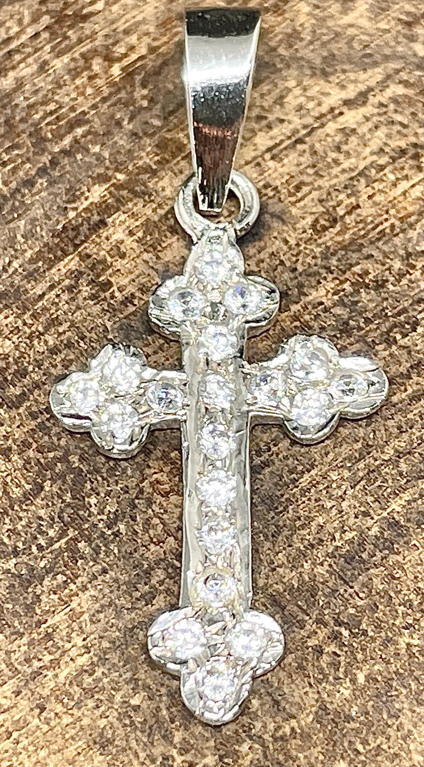 Men's or Women's MOISSANITE Solid 925 Sterling Silver Cross Pendants,Moissanite Cross Pendant,Super shining cross!! PASSES DIAMOND Tester!!!
