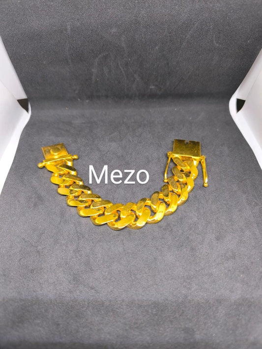 Sterling Silver Cuban Link Bracelet, 23 mm Cuban Chain, Heavy 925 Silver Men's Bracelet, Gift for him , Cuban bracelet men, men's bracelet