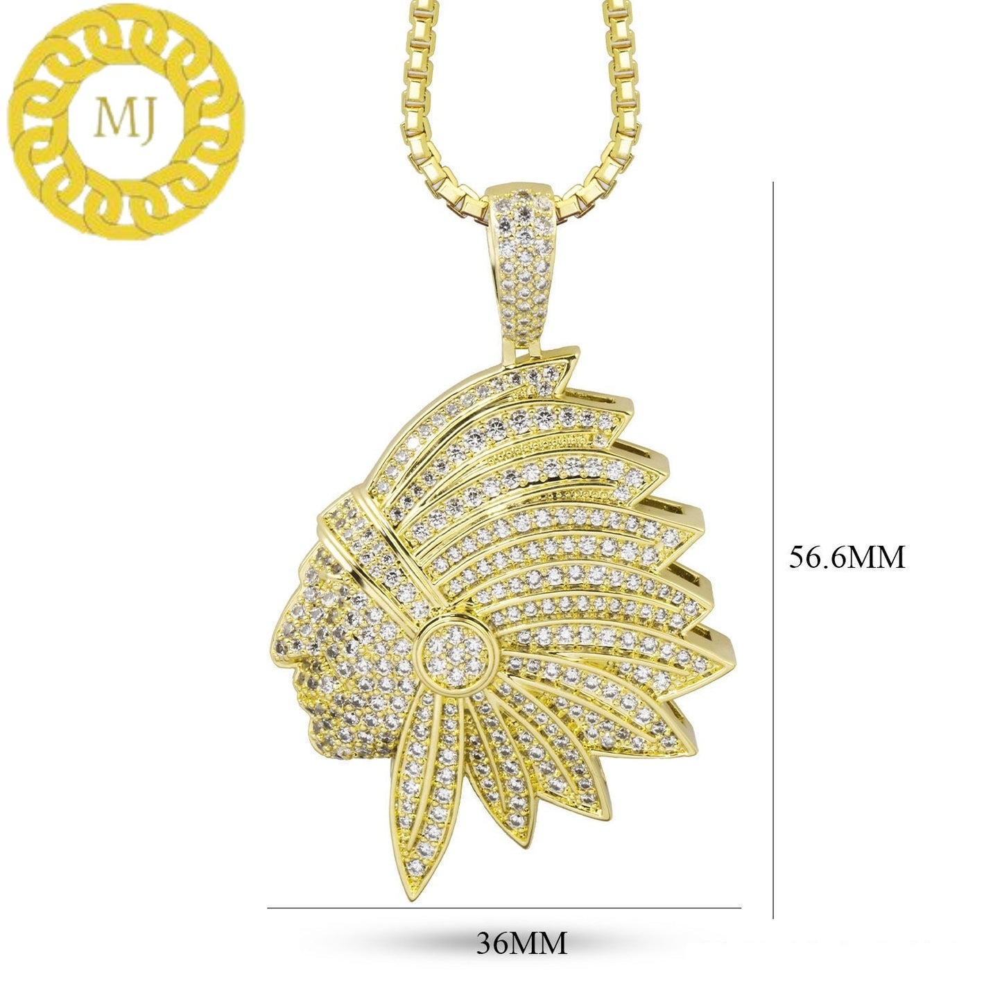 Chief head Pendants , Silver VVS1 Moissanite Pendants, Hiphop jewelry,Icedout jewelry pendant,3d Moissanite Pendants, Rapper pendant