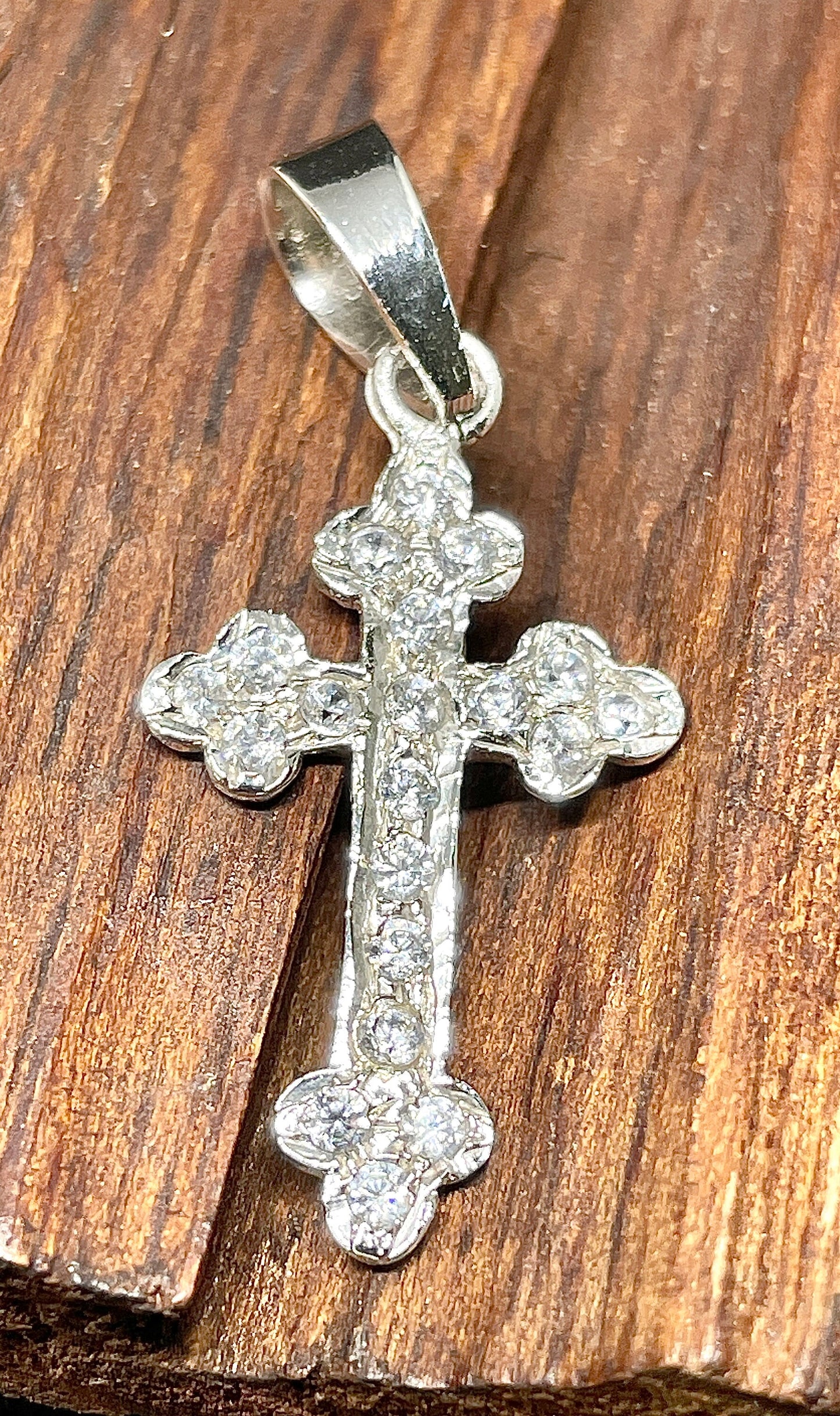 Men's or Women's MOISSANITE Solid 925 Sterling Silver Cross Pendants,Moissanite Cross Pendant,Super shining cross!! PASSES DIAMOND Tester!!!