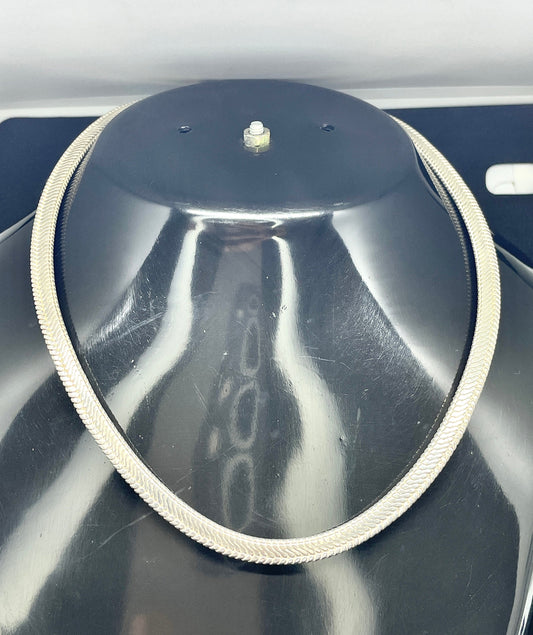 Sterling Silver Snake Chain Necklace, Unisex Thick Silver Chain Necklace, triangle snake Chain , Men Jewelry, Necklace Gift for Him/her