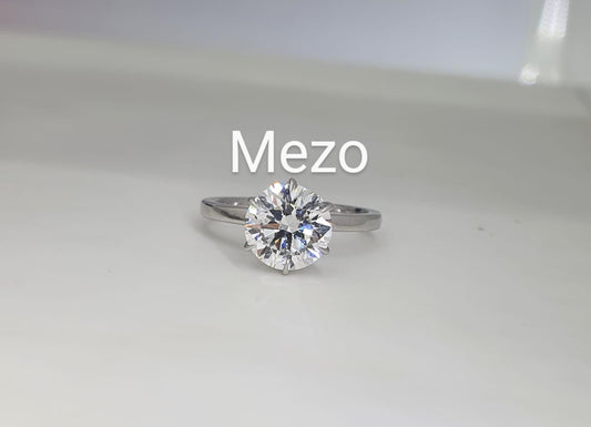 IGI Certified 2.00 Carat Round Brilliant Cut Lab Grown CVD Diamond E VVS1 ,14k Gold ring 6 Prong Solitaire Engagement ring, Anniversary Ring