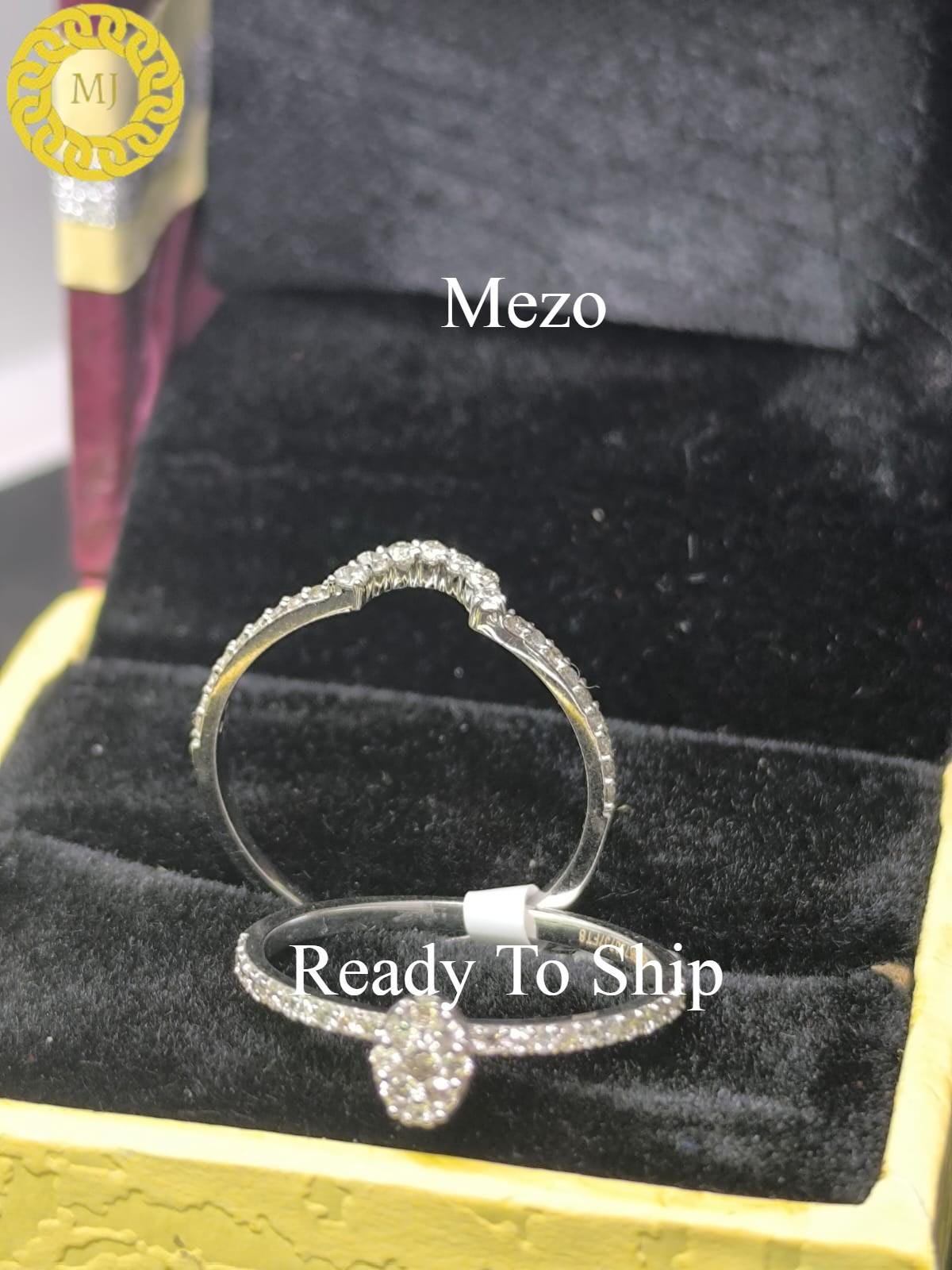 Genuine Diamond Engagement Ring Set - 18K Gold Matching Wedding Band - Oval Halo Setting - Bridal Anniversary Jewelry- diamond ring set