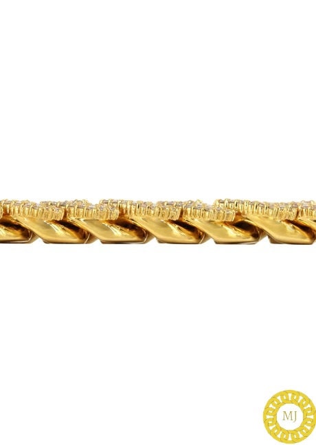 Heavy Solid 925 Sterling Silver Men's VVS1 Moissanite Diamonds Studded Cuban Chain,Icedout Rapper chains,17 mm wide, Quality Box Clasp