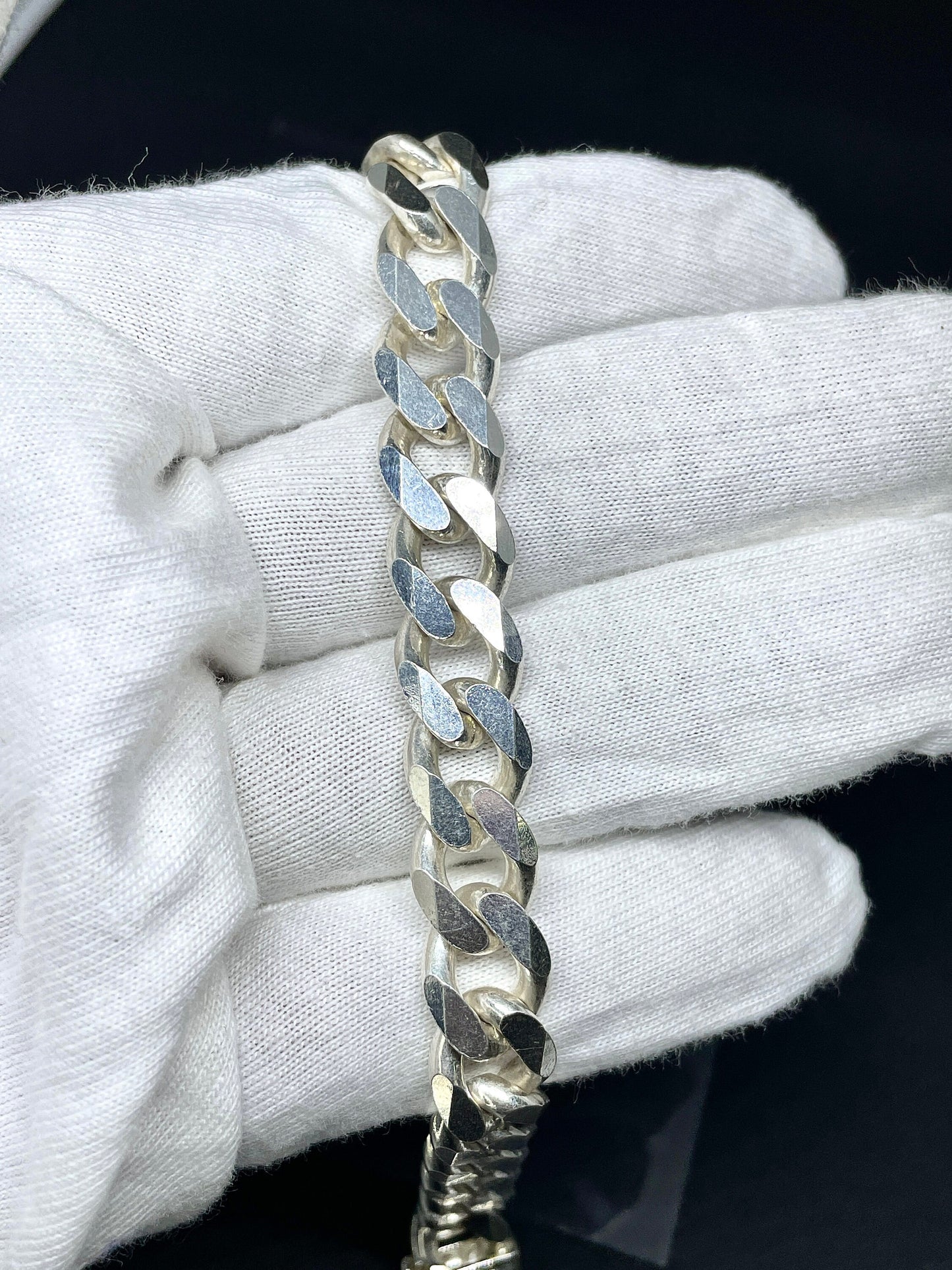 Big Boy's Cuban / Curb Style Men's Silver Bracelet in 925 Sterling Silver With Shiny Lobster Lock System | 11 MM X 8.5" Length-Gifts for Him
