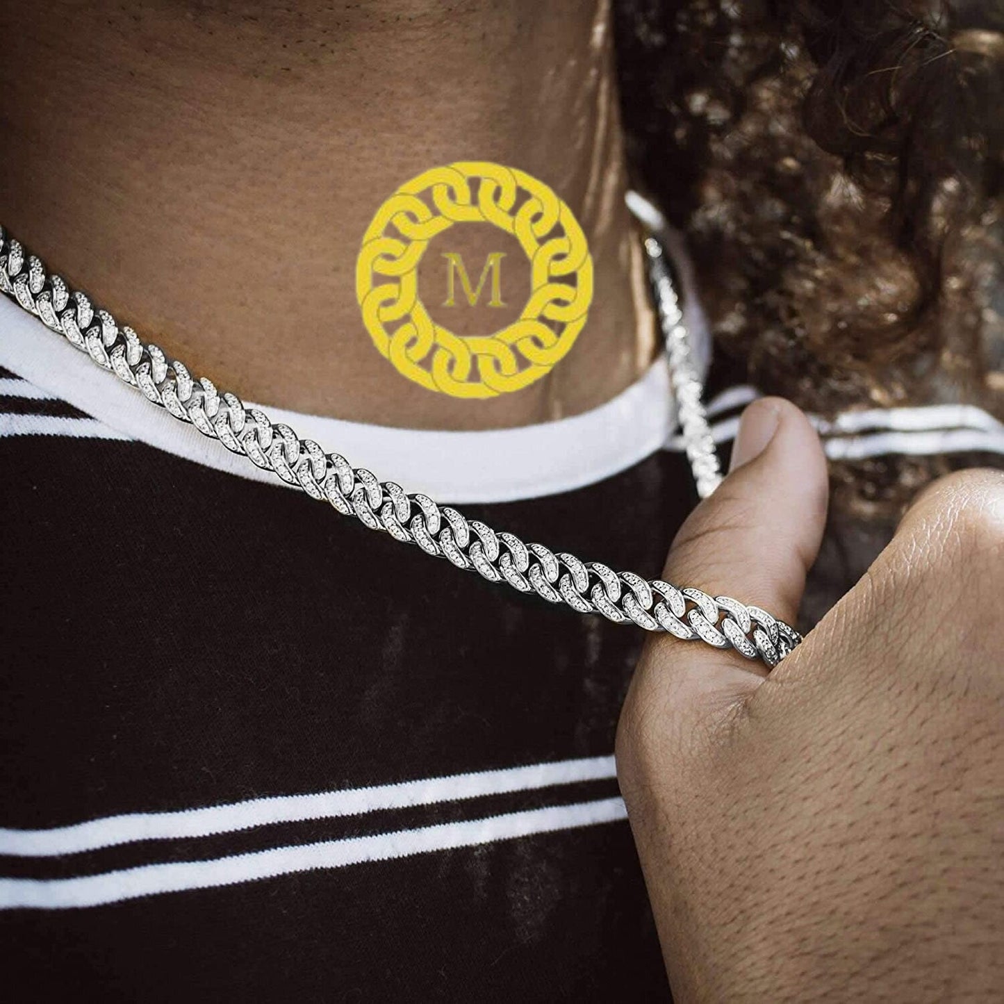 8 MM | VVS Moissanite Diamond Cuban link Chain | Hip Hop Miami Cuban | Iced Out Cuban Chain | GRA certified | Moissanite Cuban Necklace