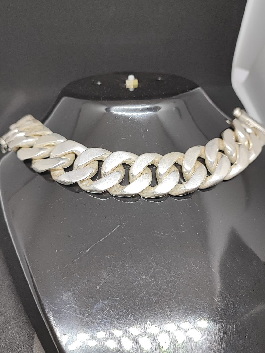 23mm Cuban link chain Men's Heavy Solid 925 Sterling Silver Miami Cuban Link Chain,wide 18"-28"Inch with Fine quality Box Clasp,Gift for him