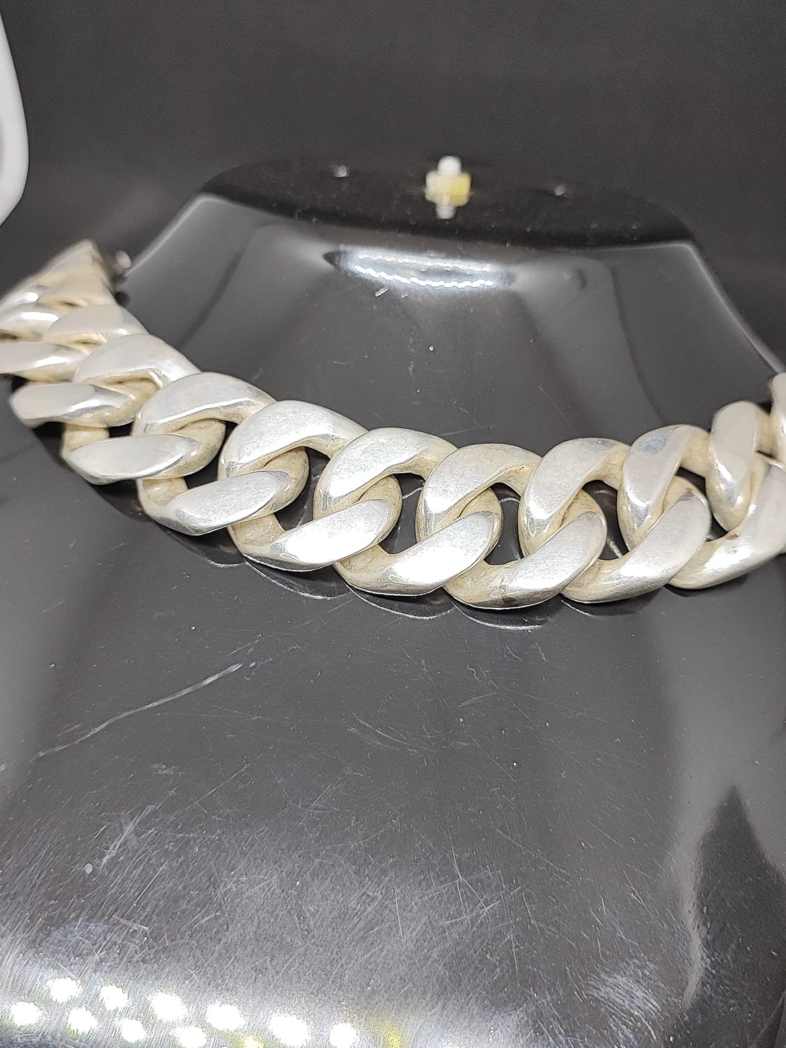 23mm Cuban link chain Men's Heavy Solid 925 Sterling Silver Miami Cuban Link Chain,wide 18"-28"Inch with Fine quality Box Clasp,Gift for him