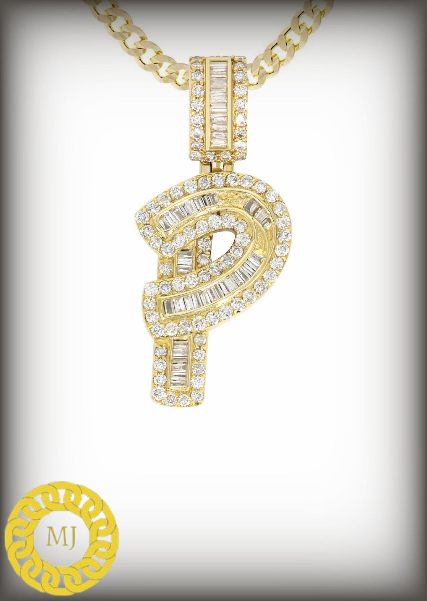 Custom Initial Alphabet Pendant | 925 Sterling Silver Gold Plated | VVS1 Moissanite pass diamond tester | flaying charm HipHop Pendant