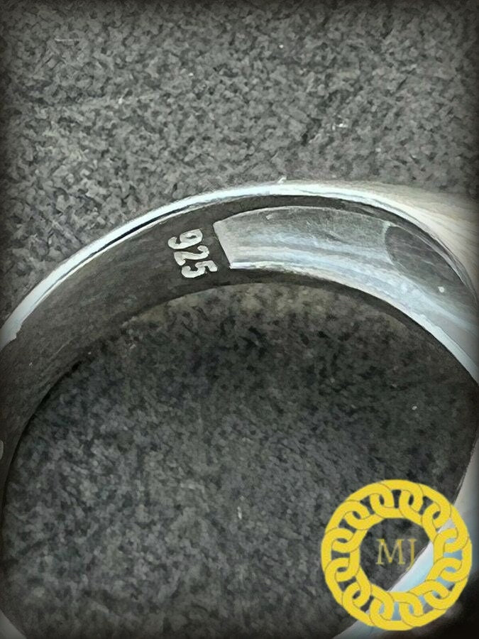 Silver Black Moissanite Ring VVS Luxury Moissanite Wedding Ring for Men's, Moissanite Men's ring, Gift for men,Black Diamond Ring,Men's ring