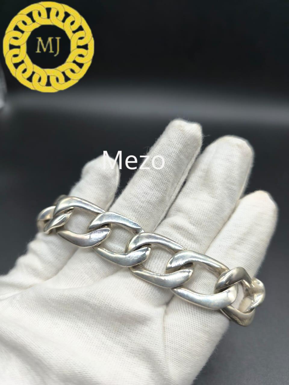 18 mm Sterling Silver Cuban Link Bracelet, Cuban Chain, Heavy 925 Silver Men's Bracelet, Gift for him , Cuban bracelet men, men's bracelet