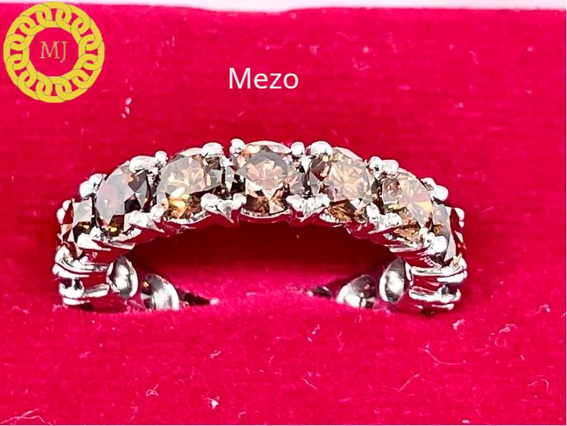Shiny Chocolate Diamond Infinity Band-Round Diamonds-18k Gold-Black Diamond Eternity ring-April birthstone ring-Engagement Ring-Gift for her
