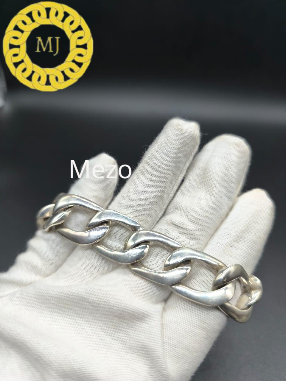 18 mm Sterling Silver Cuban Link Bracelet, Cuban Chain, Heavy 925 Silver Men's Bracelet, Gift for him , Cuban bracelet men, men's bracelet