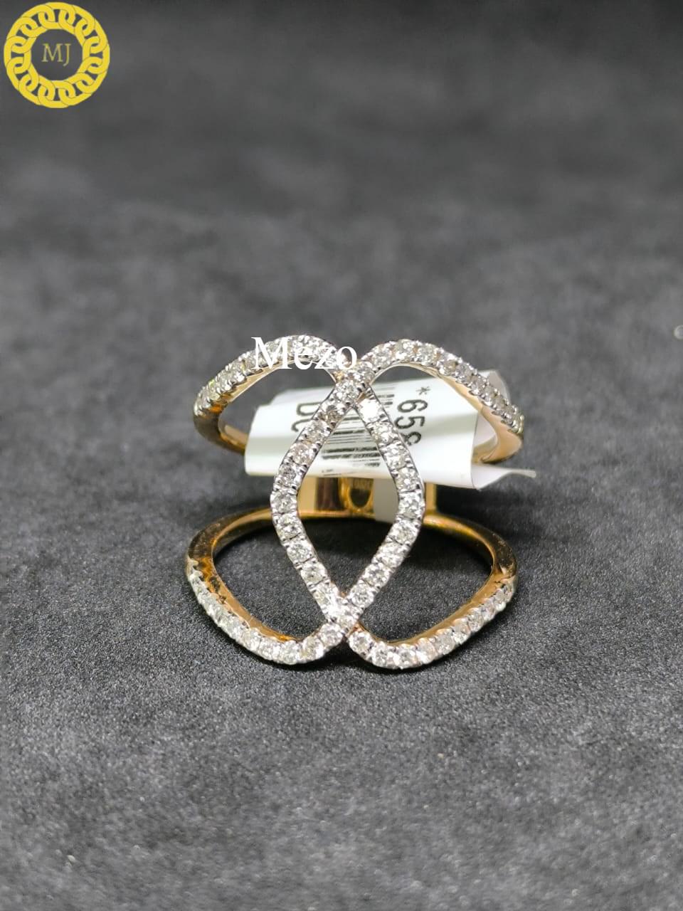 Shiny Real Diamond Ring-Natural Diamonds-14k Gold-April birthstone ring-Engagement Ring-Gift for her-minimalist Diamond ring-0.62 ct diamond