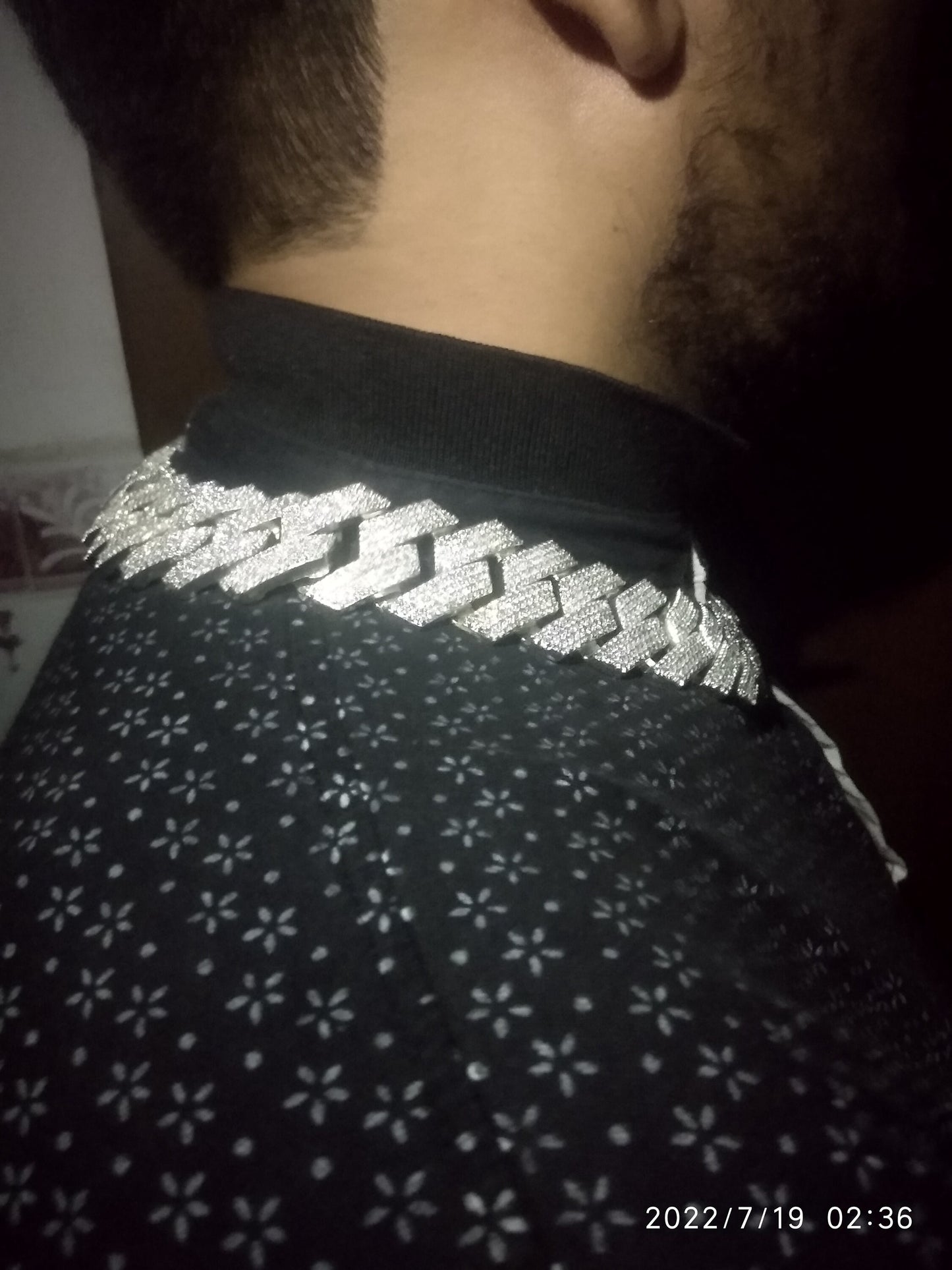 Heavy Solid 925 Sterling Silver Men's VVS1 Moissanite Diamonds Studded Cuban Chain,Icedout Rapper chains,30mm wide, Quality Box Clasp