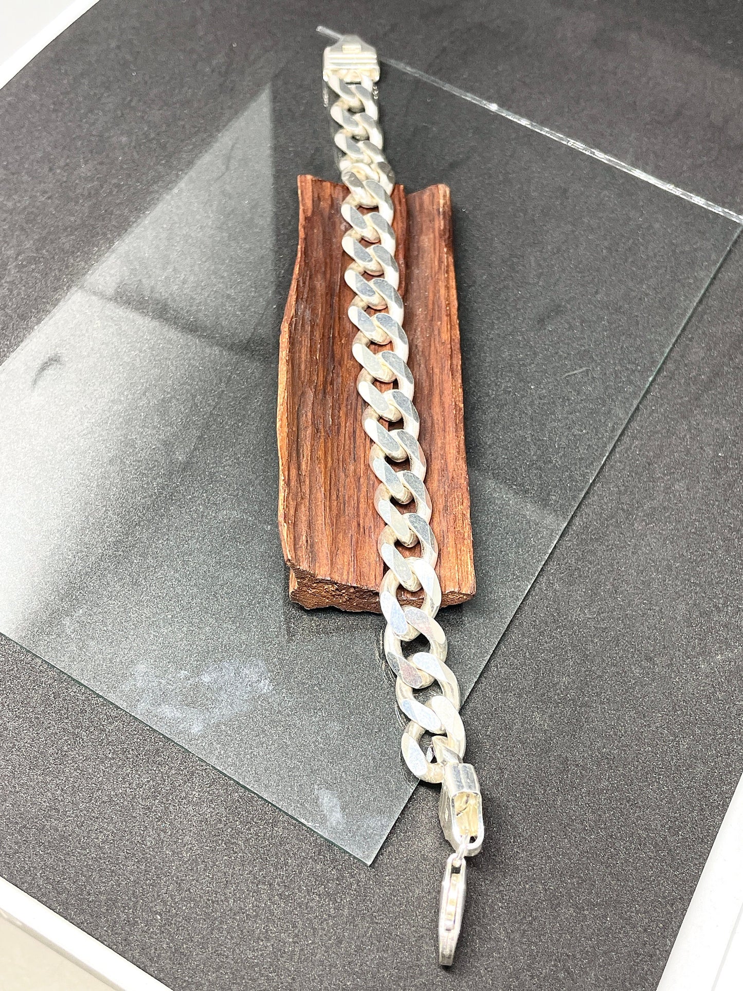 Big Boy's Cuban / Curb Style Men's Silver Bracelet in 925 Sterling Silver With Shiny Lobster Lock System | 11 MM X 8.5" Length-Gifts for Him